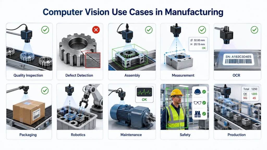 What Are the Main Use Cases of Computer Vision in Manufacturing