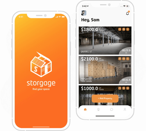 About the Storgage storage marketplace app