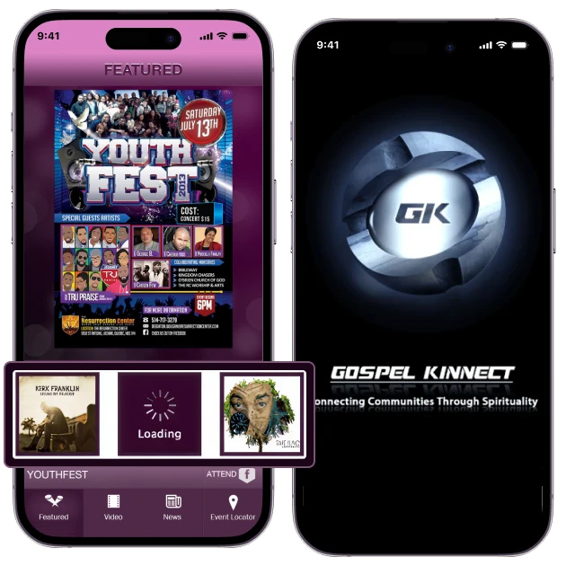 About the GospelKinnect event management app