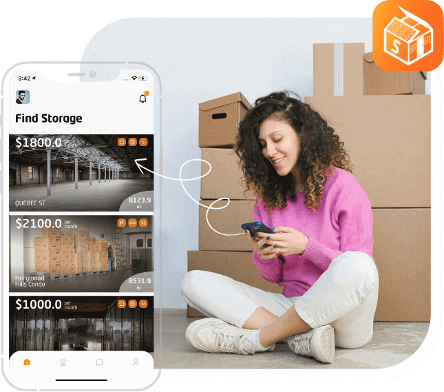 Storgage Airbnb-style storage marketplace app