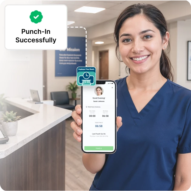 Time Clock employee attendance tracker app
