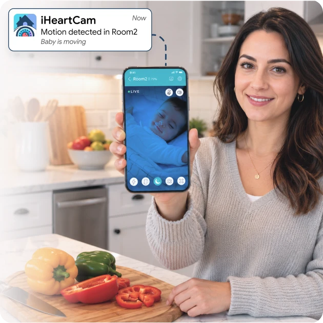 iHeartCam smartphone security camera app