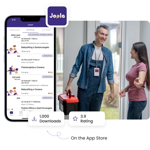 Jopla Italian service marketplace platform
