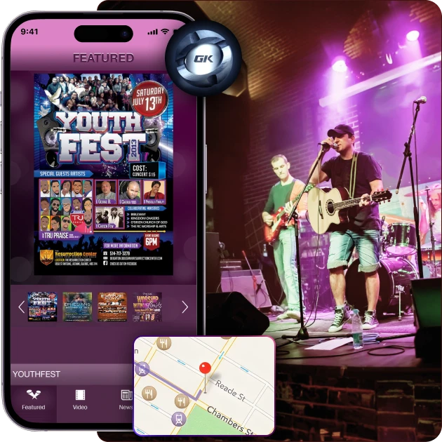 GospelKinnect social event management app