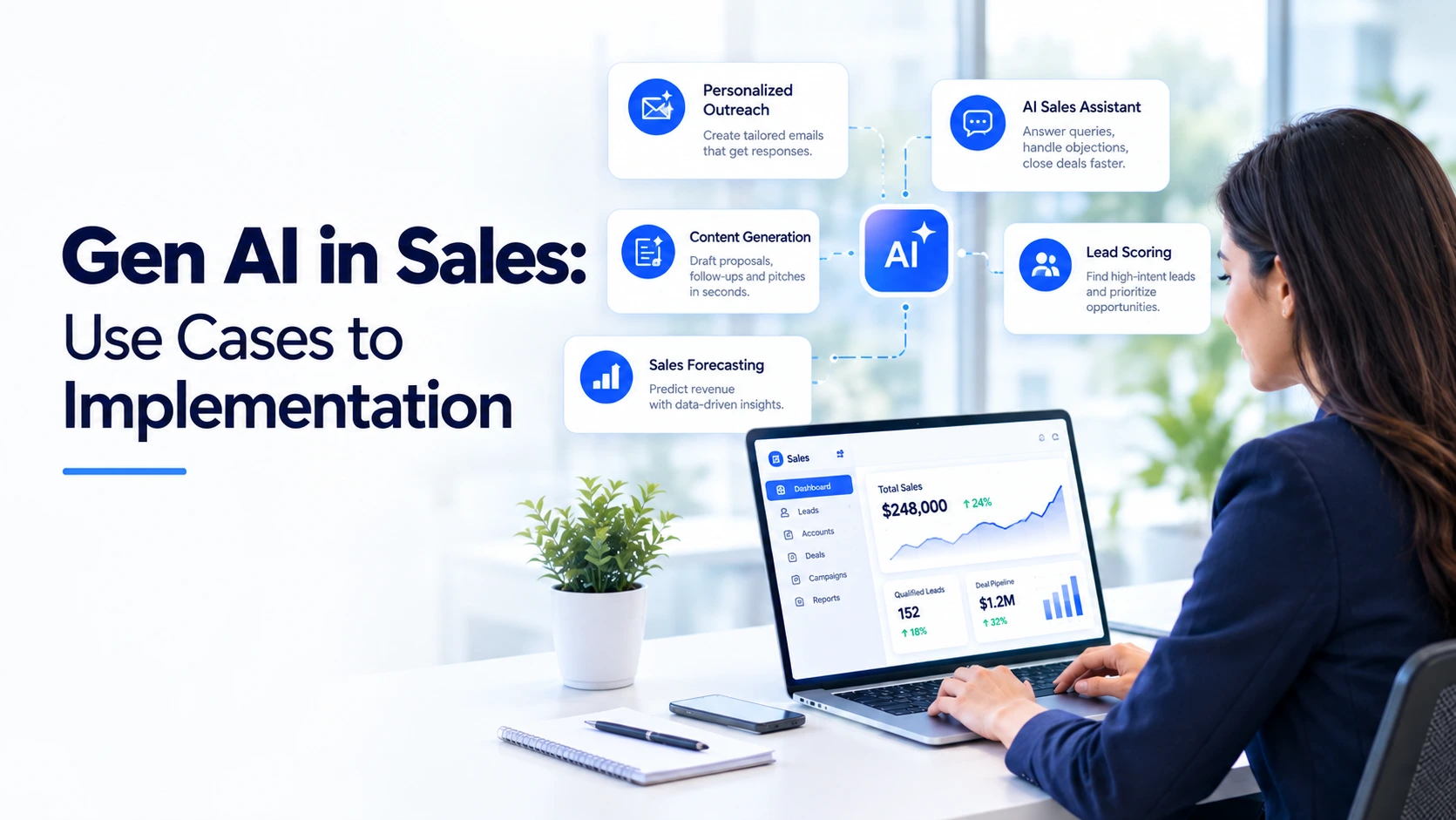 Generative AI for Sales Top 13 Use Cases, Benefits, and Implementation Process