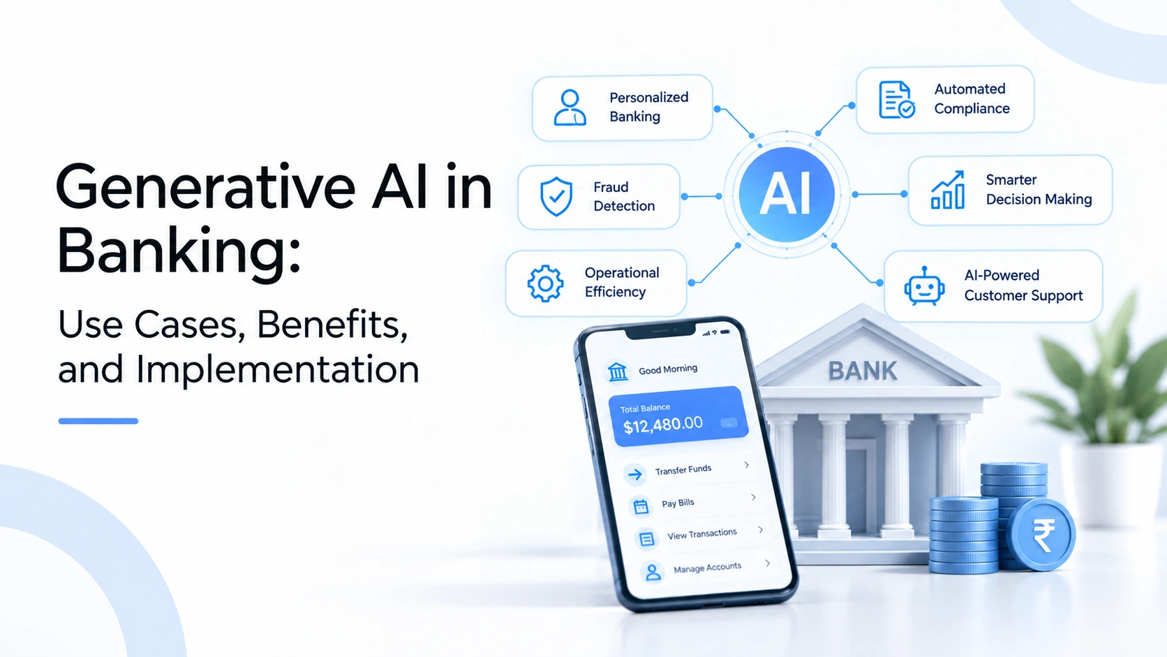 Generative AI in Banking Use Cases, Benefits, and Implementation