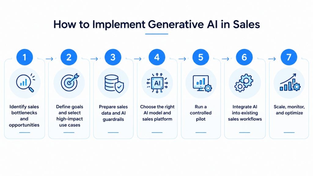 How to Implement Generative AI in Sales