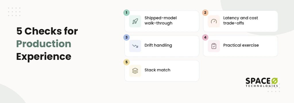4. How to screen ML engineers for production experience