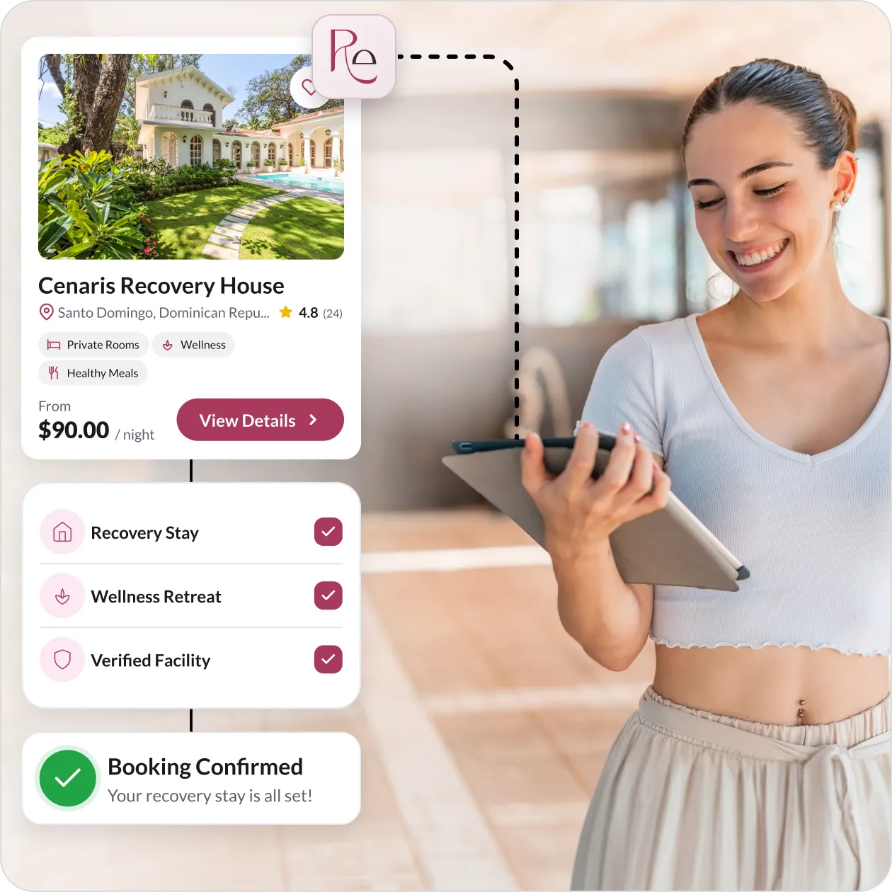 Recovery and Retreat: Recovery Facility Booking Platform
